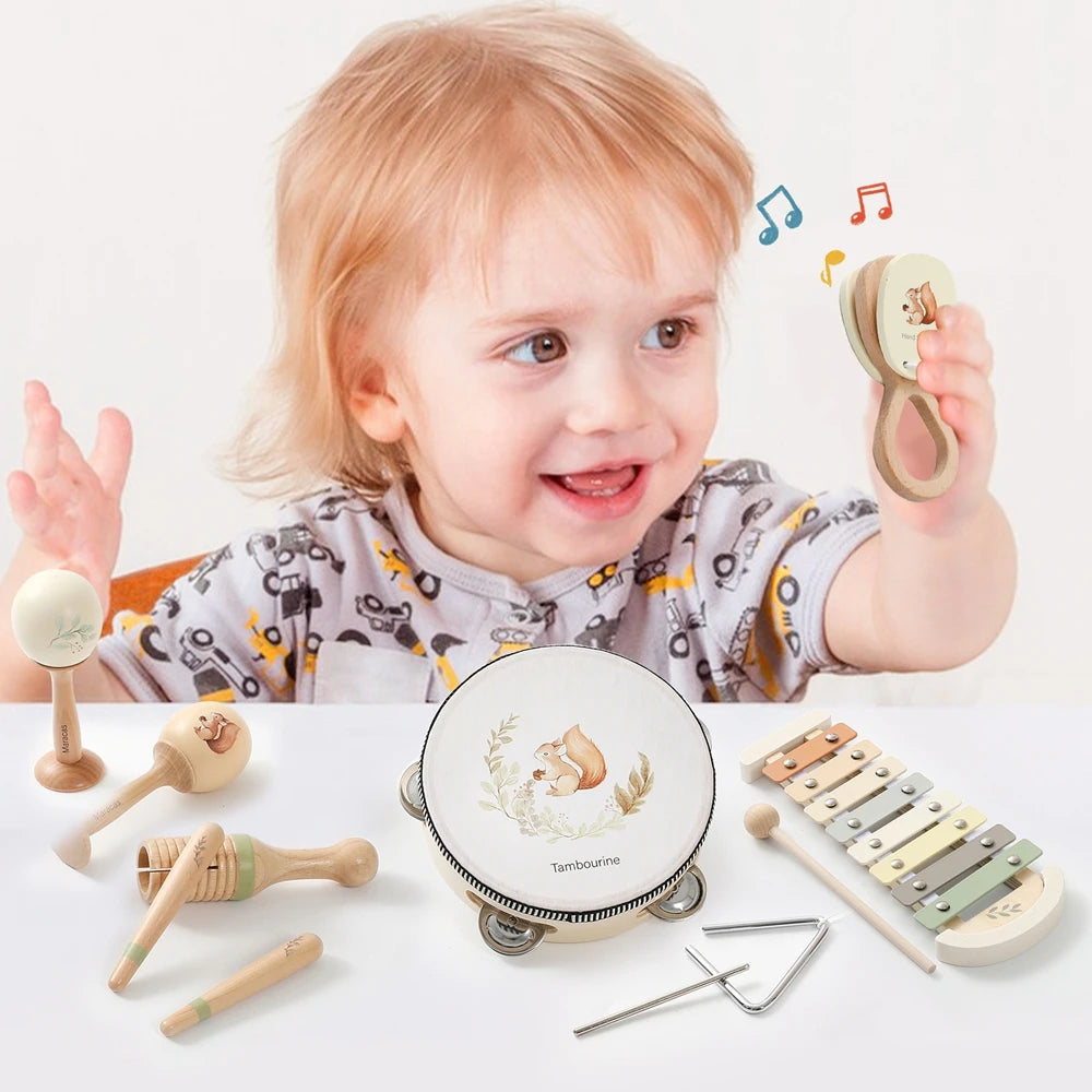 Montessori Musical Instrument Set for Auditory Development