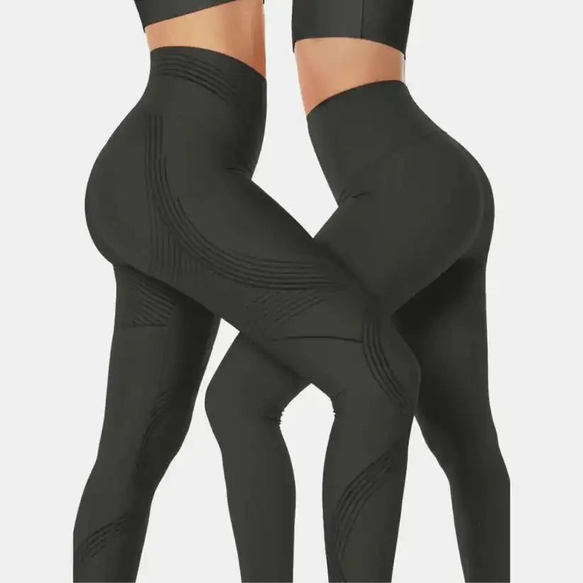 Sculpting Seamless Booty Lift Leggings - High Waisted Gym Tights.