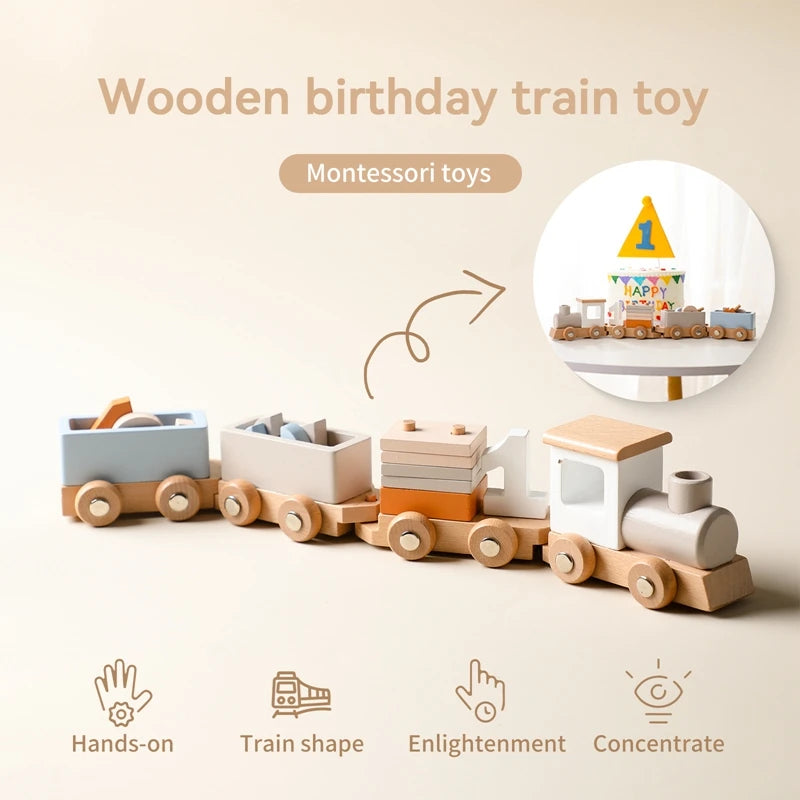 Montessori Learning Train for Kids