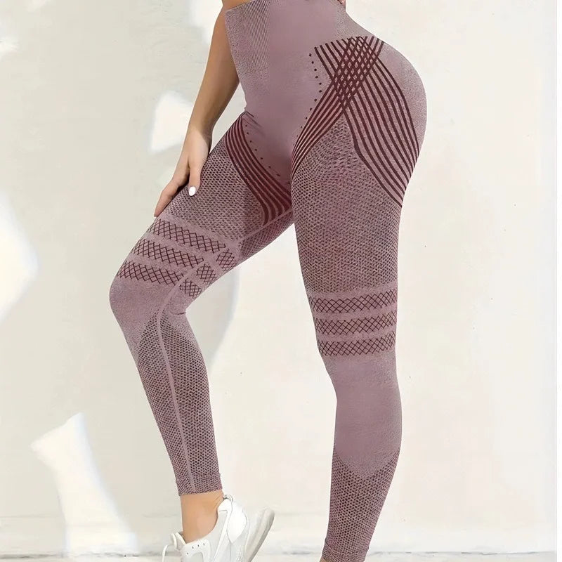 Sculpting Seamless Booty Lift Leggings - High Waisted Gym Tights.