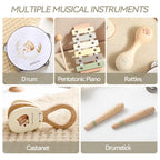 Montessori Musical Instrument Set for Auditory Development