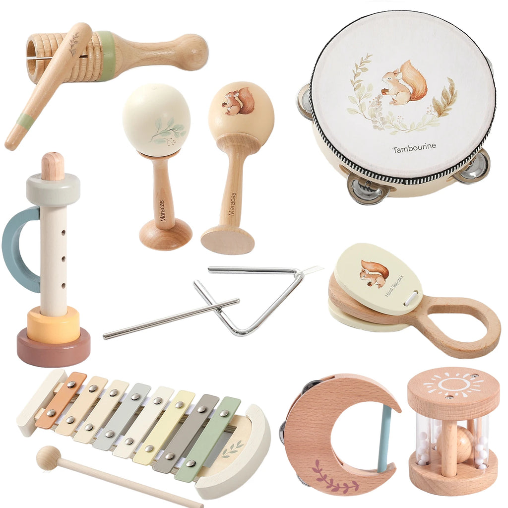 Montessori Musical Instrument Set for Auditory Development