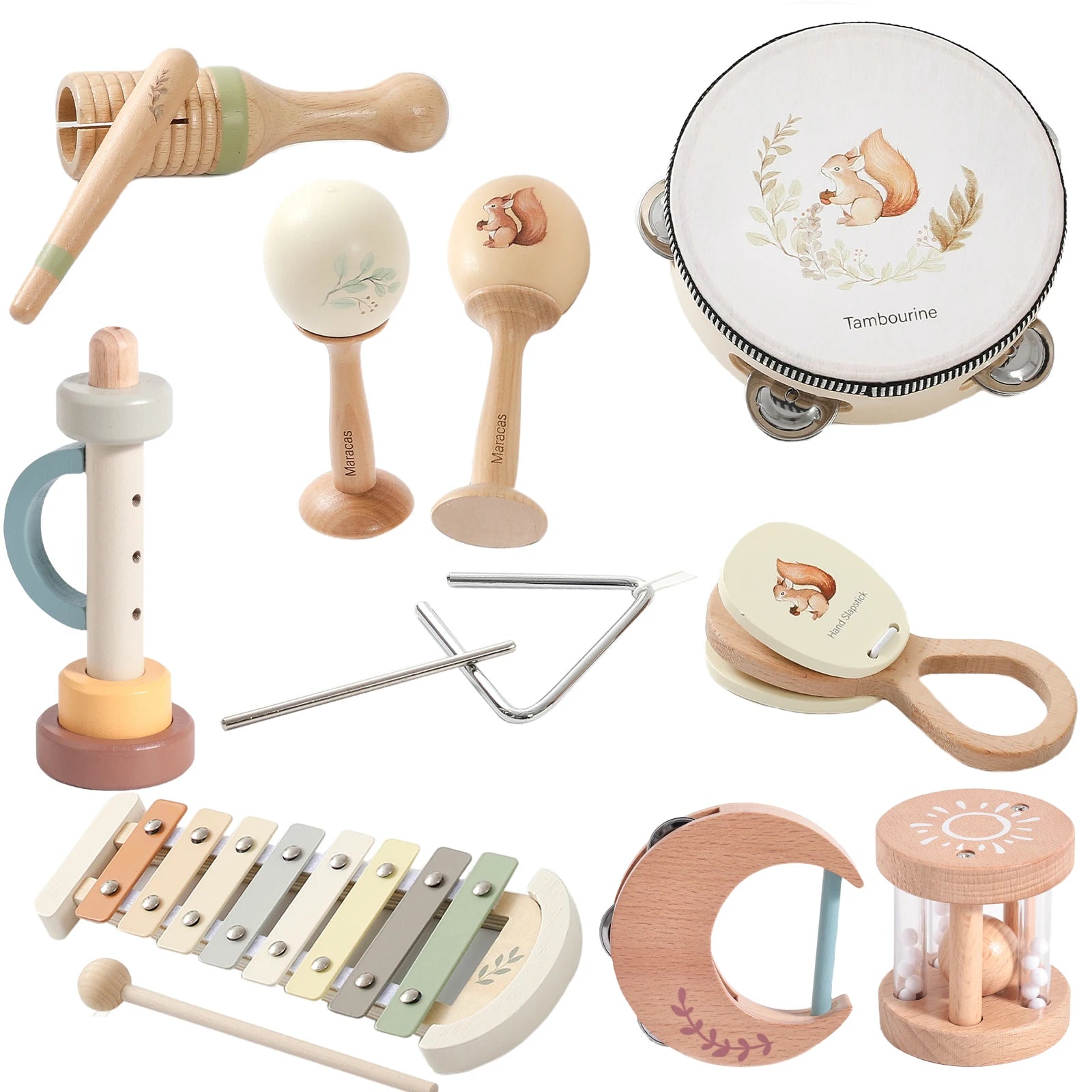 Montessori Musical Instrument Set for Auditory Development